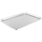 Vollrath 80170 Oblong Stainless Steel Serving / Display Tray - 17 1/8