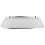Vollrath 80170 Oblong Stainless Steel Serving / Display Tray - 17 1/8