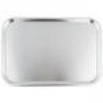 Vollrath 80170 Oblong Stainless Steel Serving / Display Tray - 17 1/8