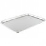 Vollrath 80170 Oblong Stainless Steel Serving / Display Tray - 17 1/8
