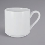 RAK Porcelain Access 1.75 oz. Porcelain Pepper Shaker - 6/Case