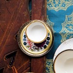 Tuxton GGA-752 TuxTrendz Artisan Geode Agave 2.5 oz. China Ramekin - 24/Case