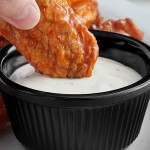 Acopa 3 oz. Black Fluted Melamine Ramekin - 12/Case
