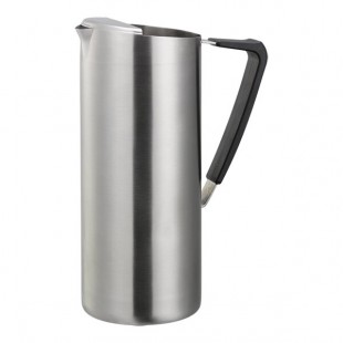 Service Ideas 54 oz. Slim Brushed Double-Wall Stainless Steel Pitcher with Guard X7DWBS Service Ideas 54 oz. Slim Brushed Double-Wall Stainless Steel Pitcher with Guard X7DWBS
