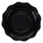 Cambro SRB13110 13 oz. Black Plastic Swirl Bowl - 24/Case