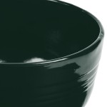 TableCraft CW3180HGN 6.75 Qt. Hunter Green Cast Aluminum Fruit Bowl