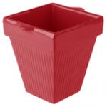 TableCraft CW1470Y 2 Qt. Yellow Cast Aluminum Square Condiment Bowl TableCraft CW1470Y 2 Qt. Yellow Cast Aluminum Square Condiment Bowl