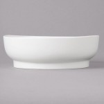 Bon Chef 1500000P Mid Century 32 oz. White Porcelain Curved Bowl - 24/Case Bon Chef 1500000P Mid Century 32 oz. White Porcelain Curved Bowl - 24/Case