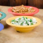GET B-454-TY Diamond Mardi Gras 4.5 oz. Tropical Yellow Melamine Bowl - 48/Case