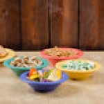 GET B-454-TY Diamond Mardi Gras 4.5 oz. Tropical Yellow Melamine Bowl - 48/Case