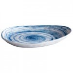 Elite Global Solutions D712SQ Van Gogh Black 22 oz. Square Melamine Bowl - 6/Case
