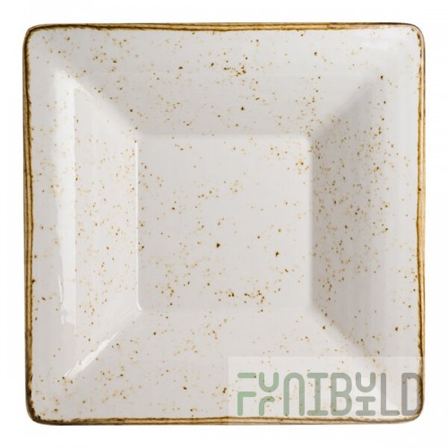 Creations Craft from Steelite International 3 Qt. White Square Pebbled Bowl - 6/Case