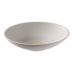 APS Blush 74.4 oz. Pink and Beige Round Melamine Serving Bowl - 6/Case APS Blush 74.4 oz. Pink and Beige Round Melamine Serving Bowl - 6/Case