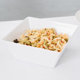 American Metalcraft MELSQ94 Endurance 125 oz. Square Melamine Serving Bowl American Metalcraft MELSQ94 Endurance 125 oz. Square Melamine Serving Bowl