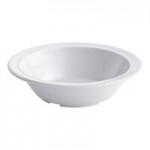 Acopa Foundations 10 oz. White Melamine Soup Bowl with Handle - 12/Pack