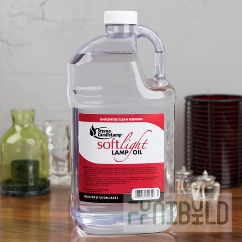 Sterno 30644 Soft Light 1 Gallon Bulk Lamp Fuel, Smokeless Liquid Candle Paraffin Wax - 4/Case