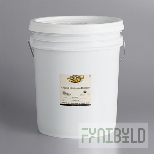 Golden Barrel 5 Gallon Organic Sulfur-Free Blackstrap Molasses