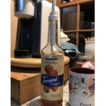 Torani Puremade Sugar-Free Caramel Flavoring Syrup 750 mL Glass Bottle - 4/Case