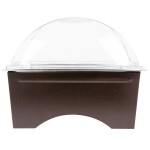 Sterno Full Size Copper Vein Fold Away Chafer with Clear Dome Cover and Full Size Pan Sterno Full Size Copper Vein Fold Away Chafer with Clear Dome Cover and Full Size Pan