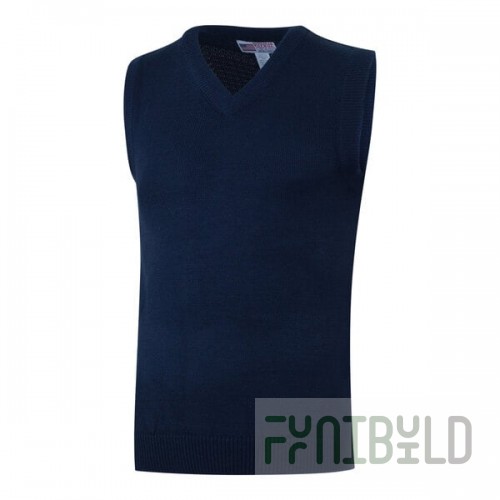 National Patrol by Henry Segal Men's Customizable Navy Sweater Vest - 2X