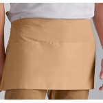 Choice Khaki Poly-Cotton Standard Waist Apron with 3 Pockets - 12 Choice Khaki Poly-Cotton Standard Waist Apron with 3 Pockets - 12