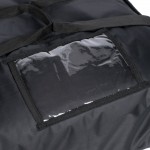 CaterGator Dash Insulated Pizza Delivery Bag Black Soft-Sided Heavy-Duty Nylon 20 1/2