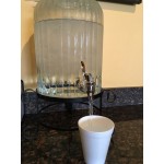 Stylesetter Springfield 3 Gallon Glass Beverage Dispenser with Metal Stand by Jay Companies Stylesetter Springfield 3 Gallon Glass Beverage Dispenser with Metal Stand by Jay Companies