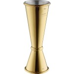 Barfly® M37005GD 1 oz. & 2 oz. Gold-Plated Japanese Style Jigger Barfly® M37005GD 1 oz. & 2 oz. Gold-Plated Japanese Style Jigger