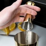 Barfly® M37005GD 1 oz. & 2 oz. Gold-Plated Japanese Style Jigger Barfly® M37005GD 1 oz. & 2 oz. Gold-Plated Japanese Style Jigger