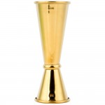 Barfly® M37005GD 1 oz. & 2 oz. Gold-Plated Japanese Style Jigger Barfly® M37005GD 1 oz. & 2 oz. Gold-Plated Japanese Style Jigger