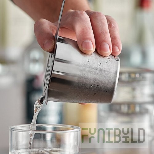 American Metalcraft CS080 8 oz. Stainless Steel Short Cocktail Shaker