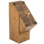 Dexter-Russell 21008 SofGrip 7-Piece White Handle Slant Knife Block Set
