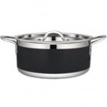 Bon Chef Country French X 4.28 Qt. Cobalt Blue Stainless Steel Pot - 71302-CF2-CB