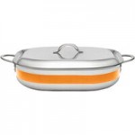 Bon Chef Country French X 4.28 Qt. Cobalt Blue Stainless Steel Pot - 71302-CF2-CB