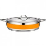 Bon Chef Country French X 4.28 Qt. Cobalt Blue Stainless Steel Pot - 71302-CF2-CB