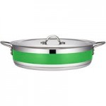 Bon Chef Country French X 4.28 Qt. Cobalt Blue Stainless Steel Pot - 71302-CF2-CB