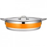 Bon Chef Country French X 4.28 Qt. Cobalt Blue Stainless Steel Pot - 71302-CF2-CB
