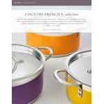 Bon Chef Country French X 4.28 Qt. Cobalt Blue Stainless Steel Pot - 71302-CF2-CB