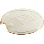 Cambro MCCH150 High Heat Clear Plastic Splatterproof Cover for Measuring Cups