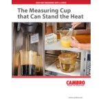 Cambro MCCH150 High Heat Clear Plastic Splatterproof Cover for Measuring Cups
