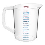 Rubbermaid® FG321700CLR Bouncer 2 Qt. Clear Polycarbonate Plastic Measuring Cup Rubbermaid® FG321700CLR Bouncer 2 Qt. Clear Polycarbonate Plastic Measuring Cup