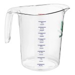 WebstaurantStore 4 Qt. (16 Cups) Clear Plastic Measuring Cup WebstaurantStore 4 Qt. (16 Cups) Clear Plastic Measuring Cup