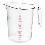 WebstaurantStore 4 Qt. (16 Cups) Clear Plastic Measuring Cup WebstaurantStore 4 Qt. (16 Cups) Clear Plastic Measuring Cup