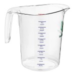 WebstaurantStore 4 Qt. (16 Cups) Clear Plastic Measuring Cup WebstaurantStore 4 Qt. (16 Cups) Clear Plastic Measuring Cup