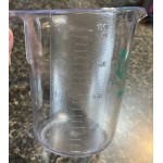 WebstaurantStore 4 Qt. (16 Cups) Clear Plastic Measuring Cup WebstaurantStore 4 Qt. (16 Cups) Clear Plastic Measuring Cup