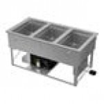 Vollrath FC-HCF-03120 Three Well Modular Drop-In Hot / Cold / Freeze Food Well with Manual Manifold Drain - 120V Vollrath FC-HCF-03120 Three Well Modular Drop-In Hot / Cold / Freeze Food Well with Manual Manifold Drain - 120V