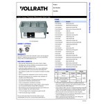 Vollrath FC-HCF-03120 Three Well Modular Drop-In Hot / Cold / Freeze Food Well with Manual Manifold Drain - 120V Vollrath FC-HCF-03120 Three Well Modular Drop-In Hot / Cold / Freeze Food Well with Manual Manifold Drain - 120V