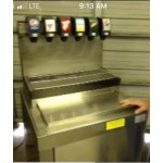Cornelius 631100045 CB 1522 Stainless Steel Drop-In Soda Dispenser with 6 UFB-1 Sanitary Lever Valves and 60 lb. Ice Bin, 115V Cornelius 631100045 CB 1522 Stainless Steel Drop-In Soda Dispenser with 6 UFB-1 Sanitary Lever Valves and 60 lb. Ice Bin, 115V