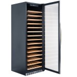 Eurodib USF168S Single Section 168-Bottle Single Temperature Full Glass Door Wine Refrigerator Eurodib USF168S Single Section 168-Bottle Single Temperature Full Glass Door Wine Refrigerator