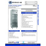 Beverage-Air P-Series PF1HC-1BG 26 1/2 Beverage-Air P-Series PF1HC-1BG 26 1/2